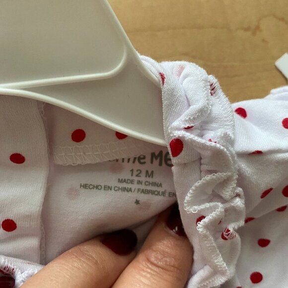 MERRY Christmas 3-Piece Girl's My First Christmas Top Pants Headband - Picture 7 of 9